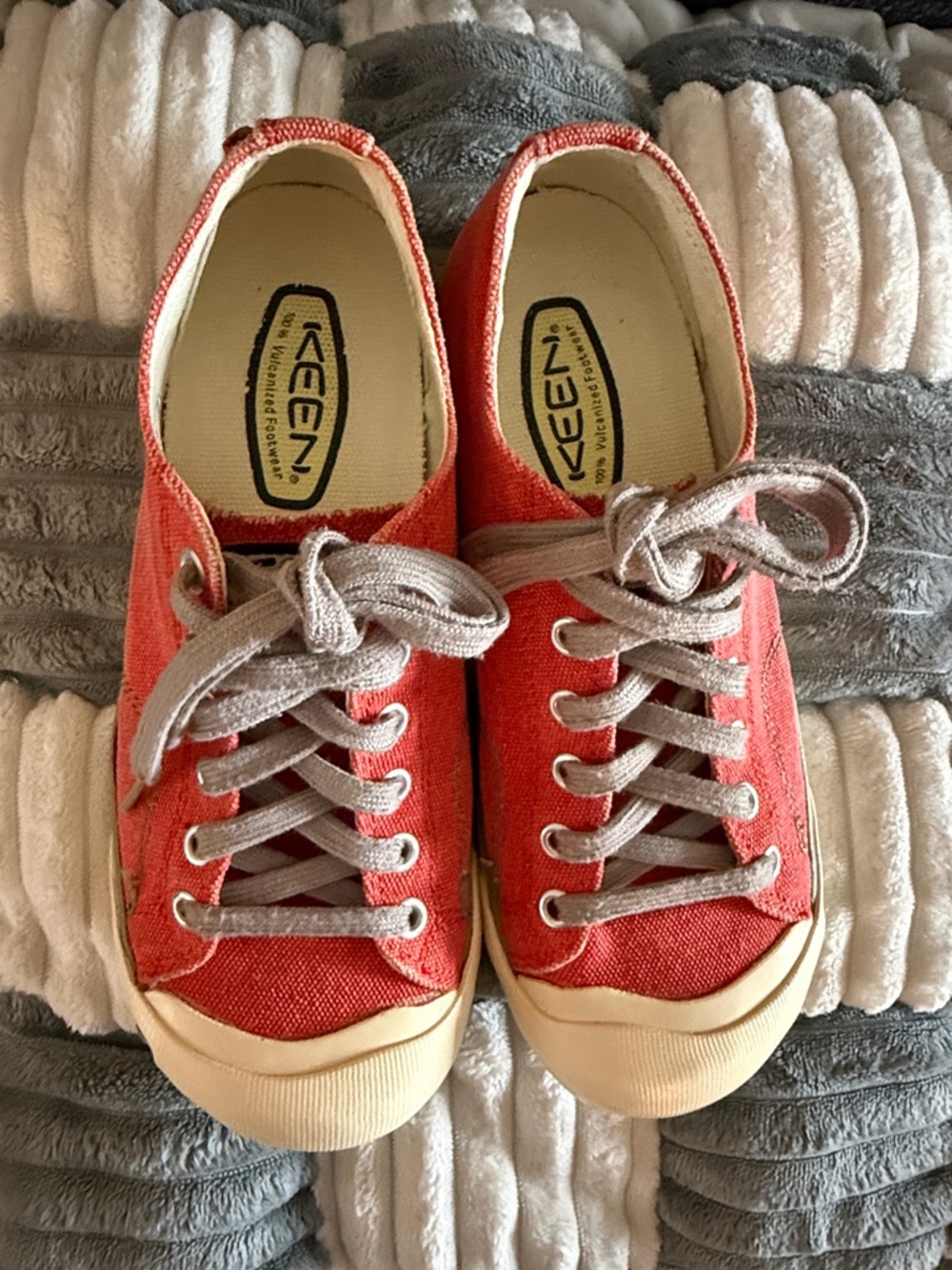 Keen Canvas Sneakers with Gray Laces - Picture 2 of 12